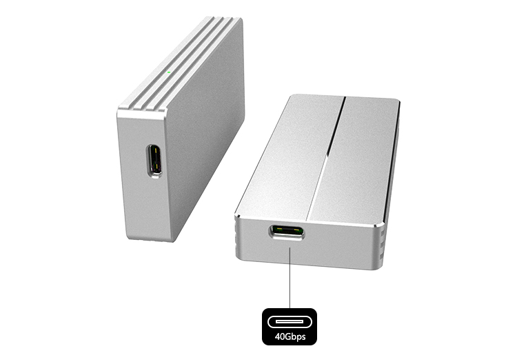 Aluminum Thunderbolt 3 SSD Enclosure