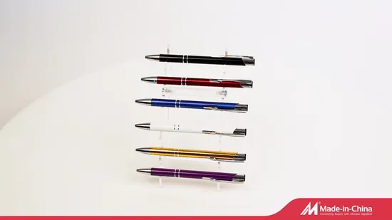 Hot Sale Stock Price Aluminium Ball Pens Gift Ball Pen Promotional Pen with Custom Logo1