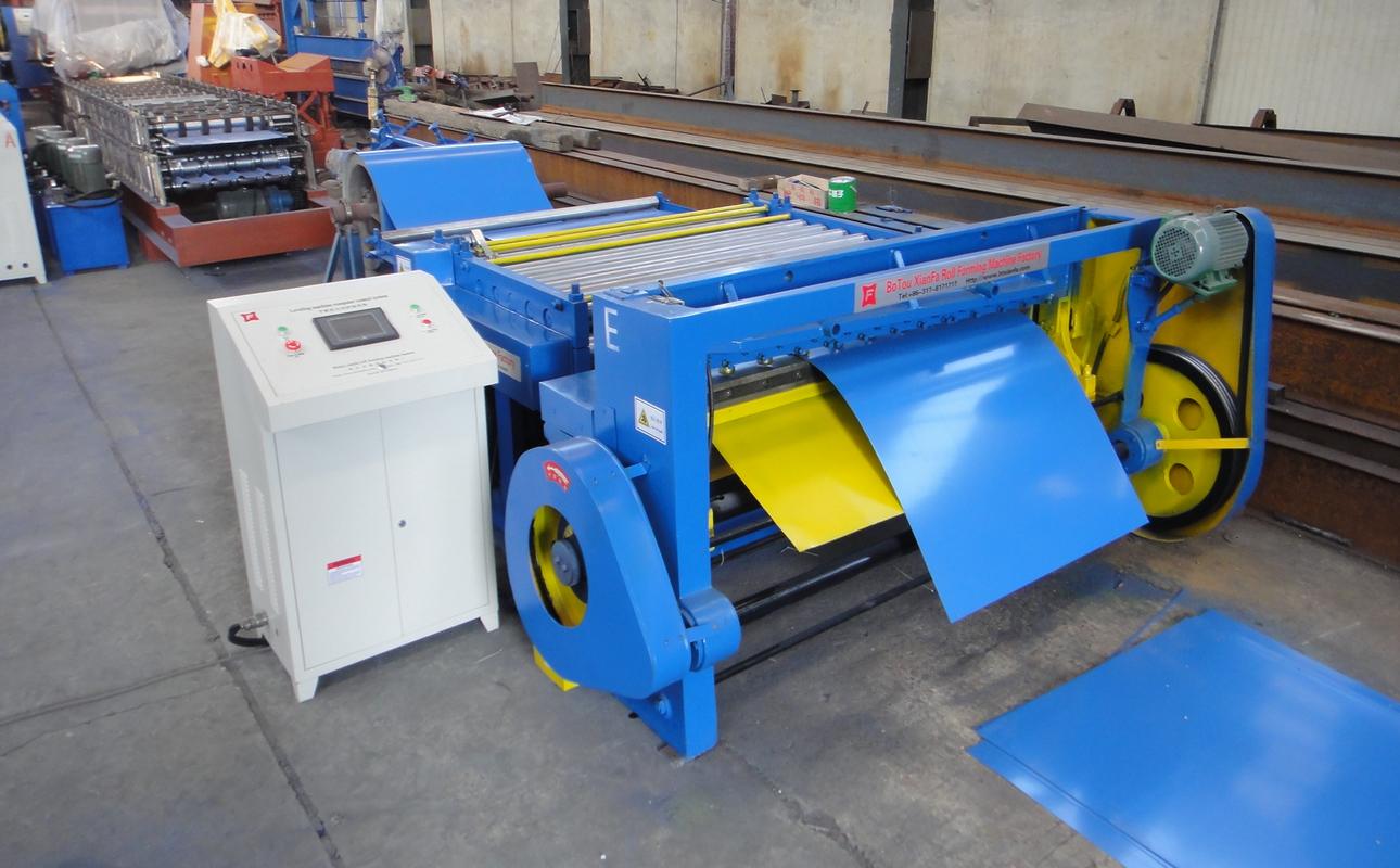 High speed production Uncoiling Flatting Cutting Line