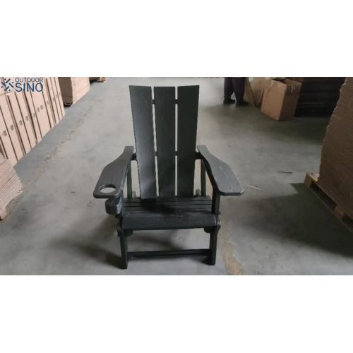 Bascule Adirondack moderne en bois de poly