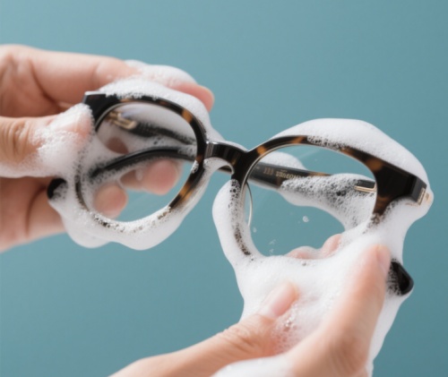 How to clean acetate eyeglasses?