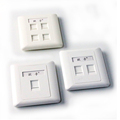 100 Meter OUFU Network Face Plate 86 Type RJ45 UTP Fiber Optic Cable for CAT5E/CAT6 Modules and Telephone Ethernet Socket Panel1