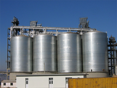 Зърнеста стоманена плоча силоз заради приложението в зърнестата индустрия