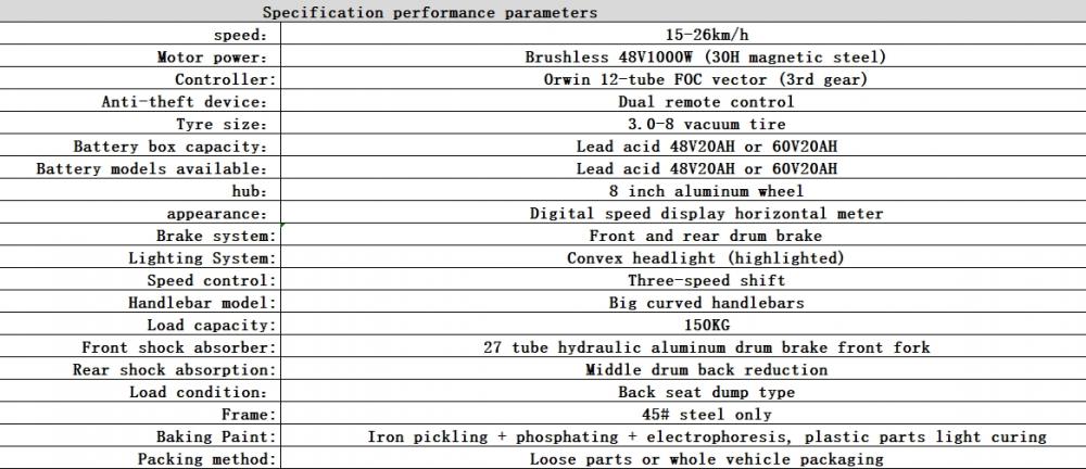 Product specification