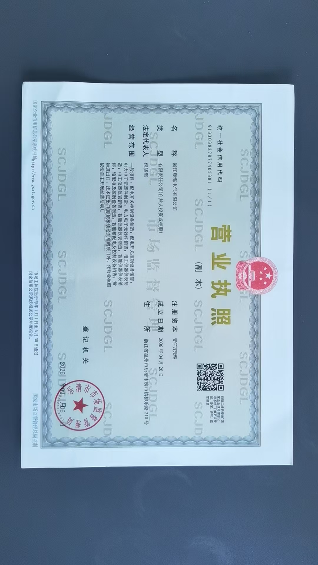 business license