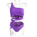 Girls Seamless One Shoulder Beach Swimwear and Bathing Suits by Jonathan Swim1