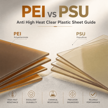 Hoja PEI frente a hoja PSU: cómo elegir una hoja de plástico transparente resistente al calor
