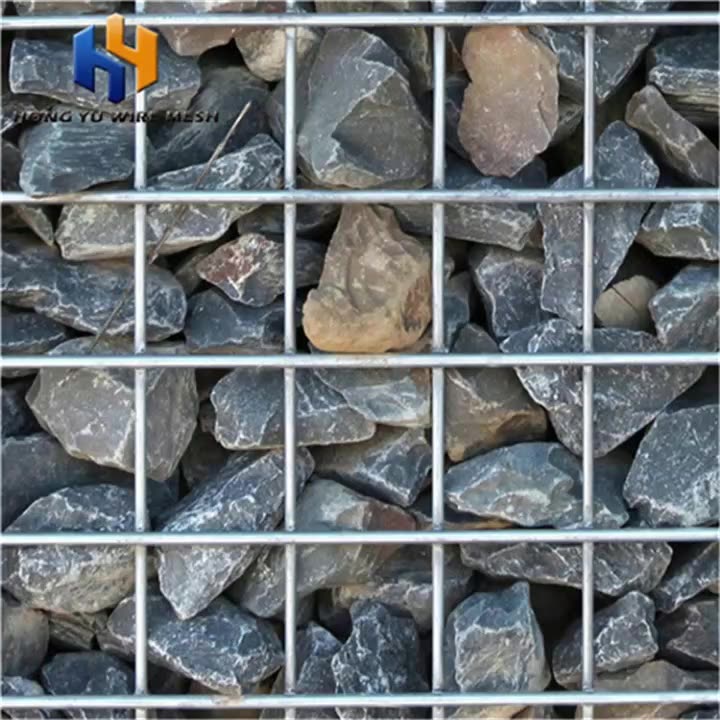Hochwertiger heißer Verkauf galvanisierter PVC Grillage Triple Torsion Gabion Boxen für Verkauf1