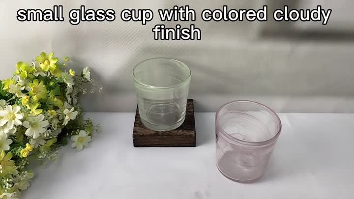 Colored Cloudy Pinto Drinking Water Wine Glass Cup