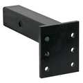 Black Powder Coated Steel Pintle Hook Mounting Plates - Wholesale Trailer Hitch Series1