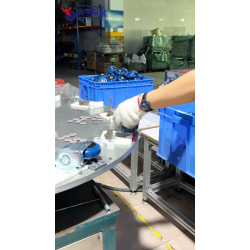 PU -Blue Caster Räder mittelschwerem blauen Rädern