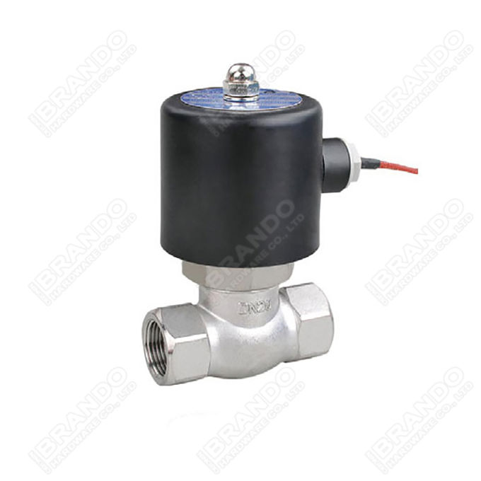 1/4'' 2 Way NO PTFE Seal Stainless Steel Solenoid Valve 24V 220V 4