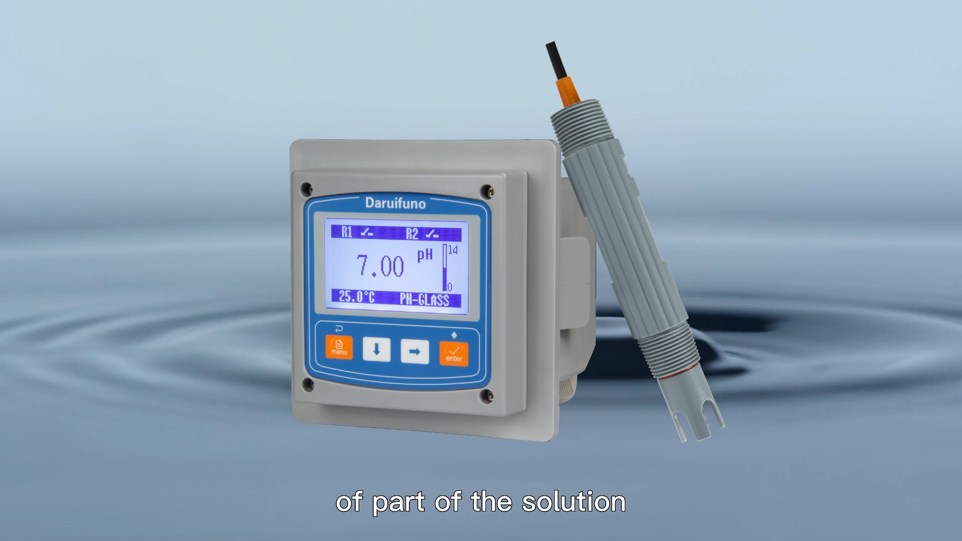 Transmisor PH ORP en línea de 100 ~ 240V para la medición del agua de la planta de energía1