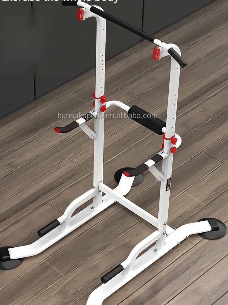 Fitness Pull Up Bar Power Tower Indoor Home Gym Equipment parallèles Barres de trempette parallèles Barres parallèles à vendre1