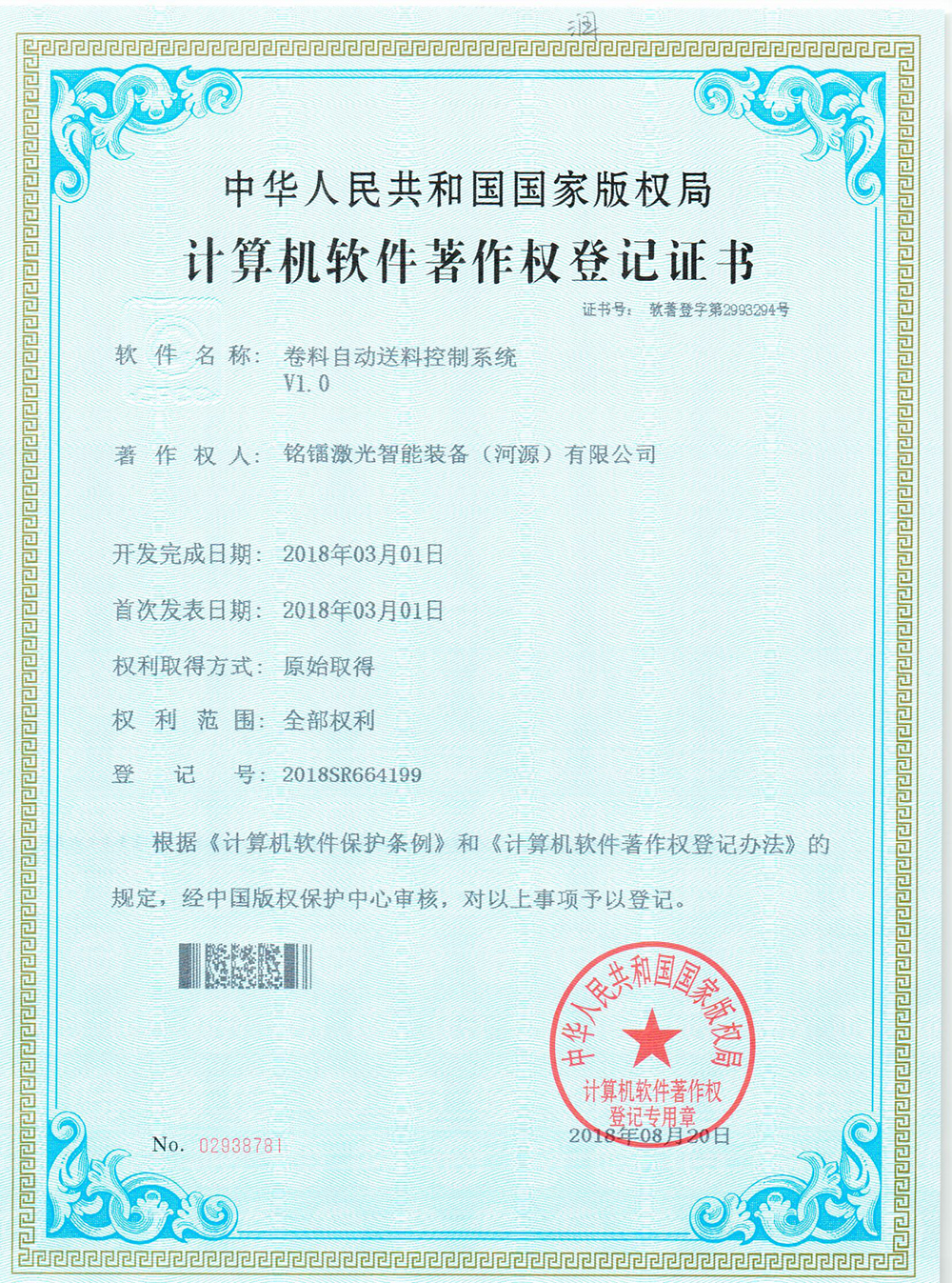 Qualification Certificate