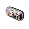 Hot Sale: Luxury Hotel-Style Digital LED Thermometer Calendar Mirror Alarm Clock with Big Screen Display1