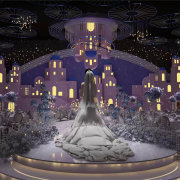 سانتوريني ذات اللون الأرجواني: حلم الزفاف تحت السماء المرصعة بالنجوم