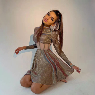corset swing dress