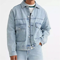 Χονδρικό άνδρες υψηλής ποιότητας Vintage Wash Jacket Denim Jackets Suppliers1