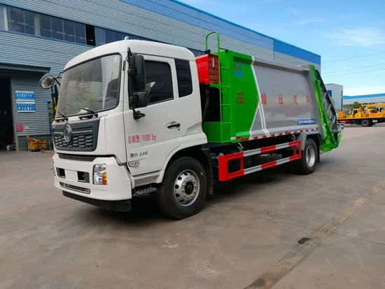 Ketibaan Baharu Dongfeng 4X2 15cbm Triangular Hopper Trak Tolak Padat1