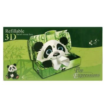 3D Panda Box Facial Tissue