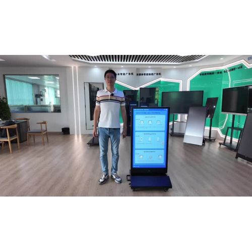 Máquina de publicidad de doble cara para teléfono móvil.