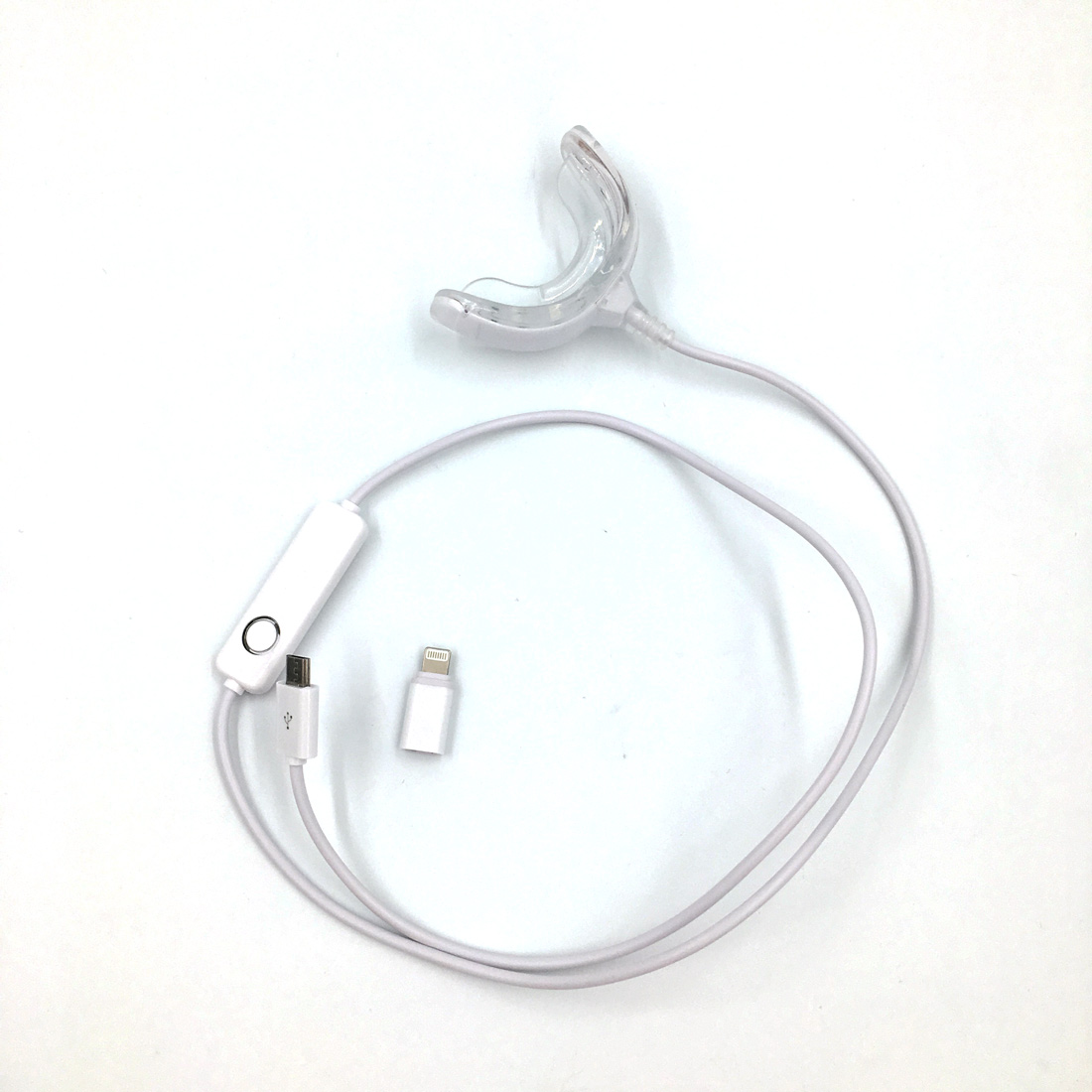 Portable Smart Android iPhone Charging LED Teeth Whitening Light with Control Part