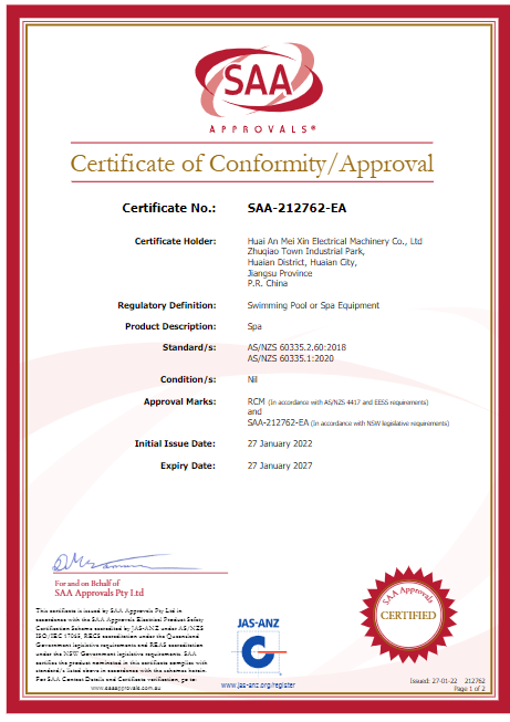 SAA Approvals