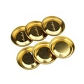 Round Tinplate Cap Plug Cylinder Removable Top Metal Lid for Paper Tube1