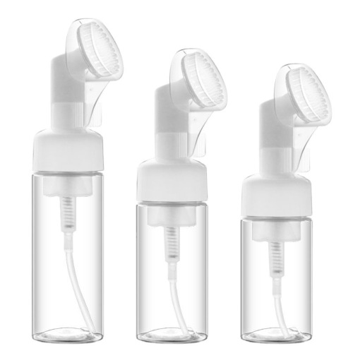 Foaming Bottle With Brush For Facial Cleaning