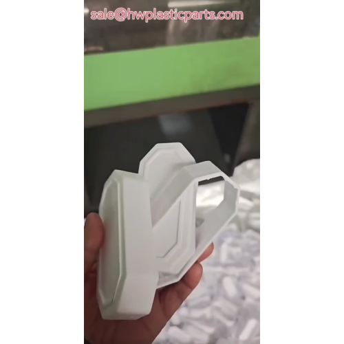 White plastic parts injection molding