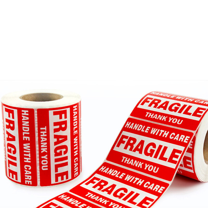 Fragile stickers