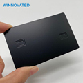 Custom Hico Magnetic Stripe Contact Chip Double Chip Slot Credit Metal Card1
