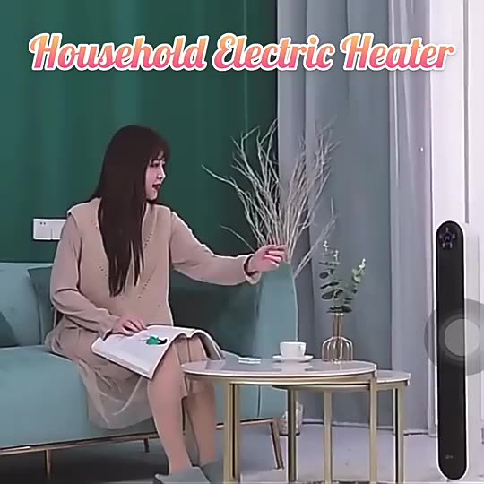 2023 Remote Control Mabilis na Pag -init ng Electric Heater Room Vertical Paikutin Mabilis na Oras ng Pag -init ng Pagtatakda ng Hot Air Office Electric Heater1