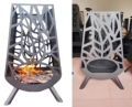 Modern Luxury big size high quality  fire pit  outdoor  garden home fire pit with wood charcoal1