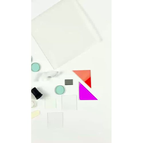 Verre filtrant dichroïque Objectifs personnalisés Verre filtrant jaune