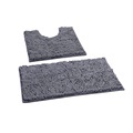 Shaggy Chenille Bathroom Rug Sets: 2 Piece Non-Slip Runner and Bath Mat1
