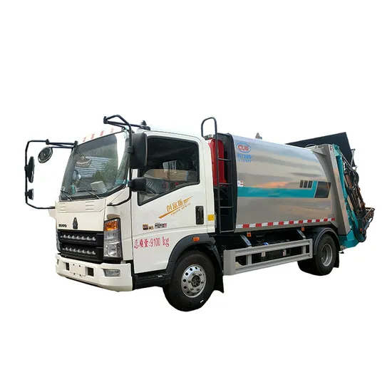 Ketibaan Baharu Sinotruk HOWO 4X2 7cbm Trak Pemadat Tolak Berkecekapan Tinggi1