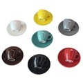 Ceramic Espresso Cup Set with Custom Logo - 50ml Coffee Cup and Saucer1