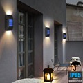 Solar-Powered Sensor Wall Light - LED Garden Lamp for Outdoor Use1