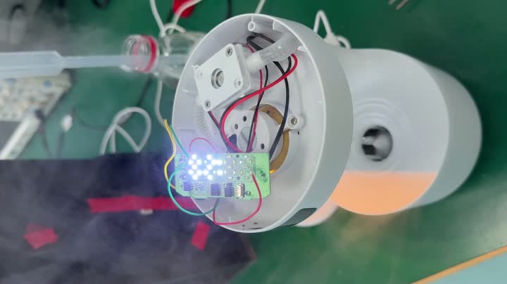 Teste de placa de atomizador de umidificador
