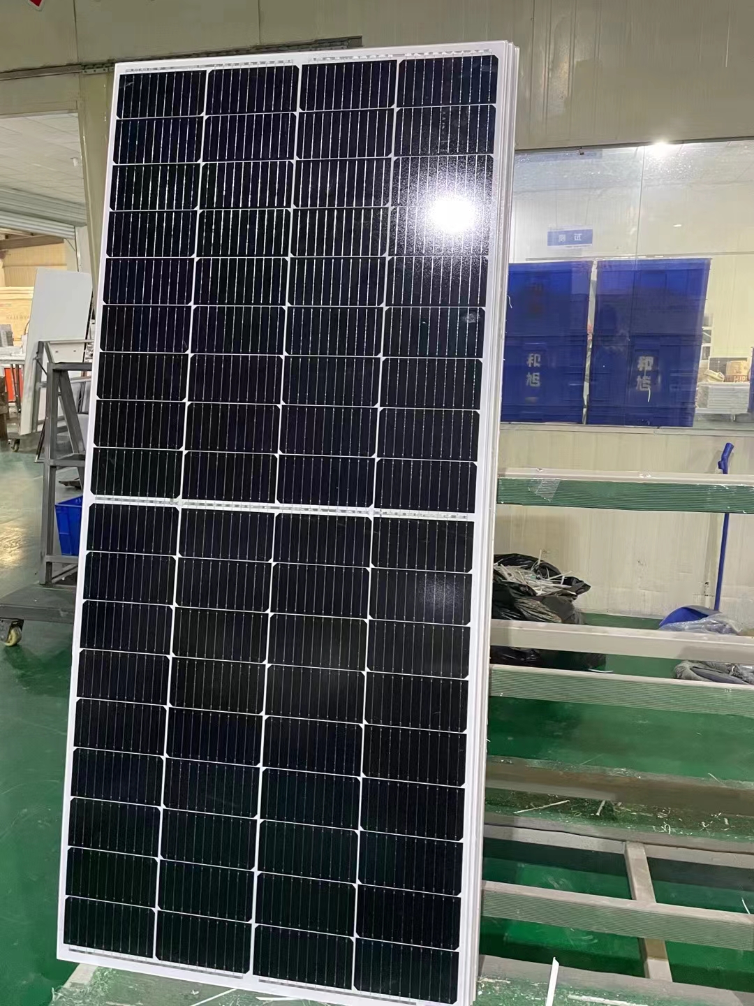 Testing of solar cell modules after lamination