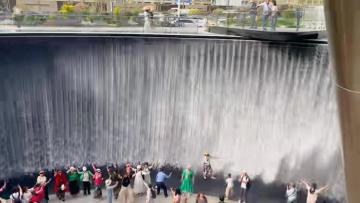 Artificial Waterfall Feature
