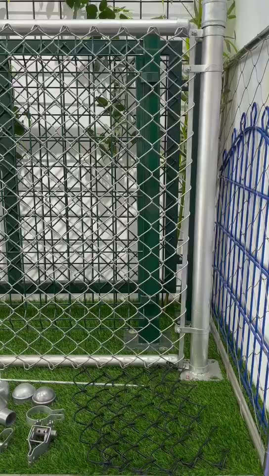 3D curvy gegalvaniseerd gelaste draadmesh hek 3D Triangle Mesh Fence1