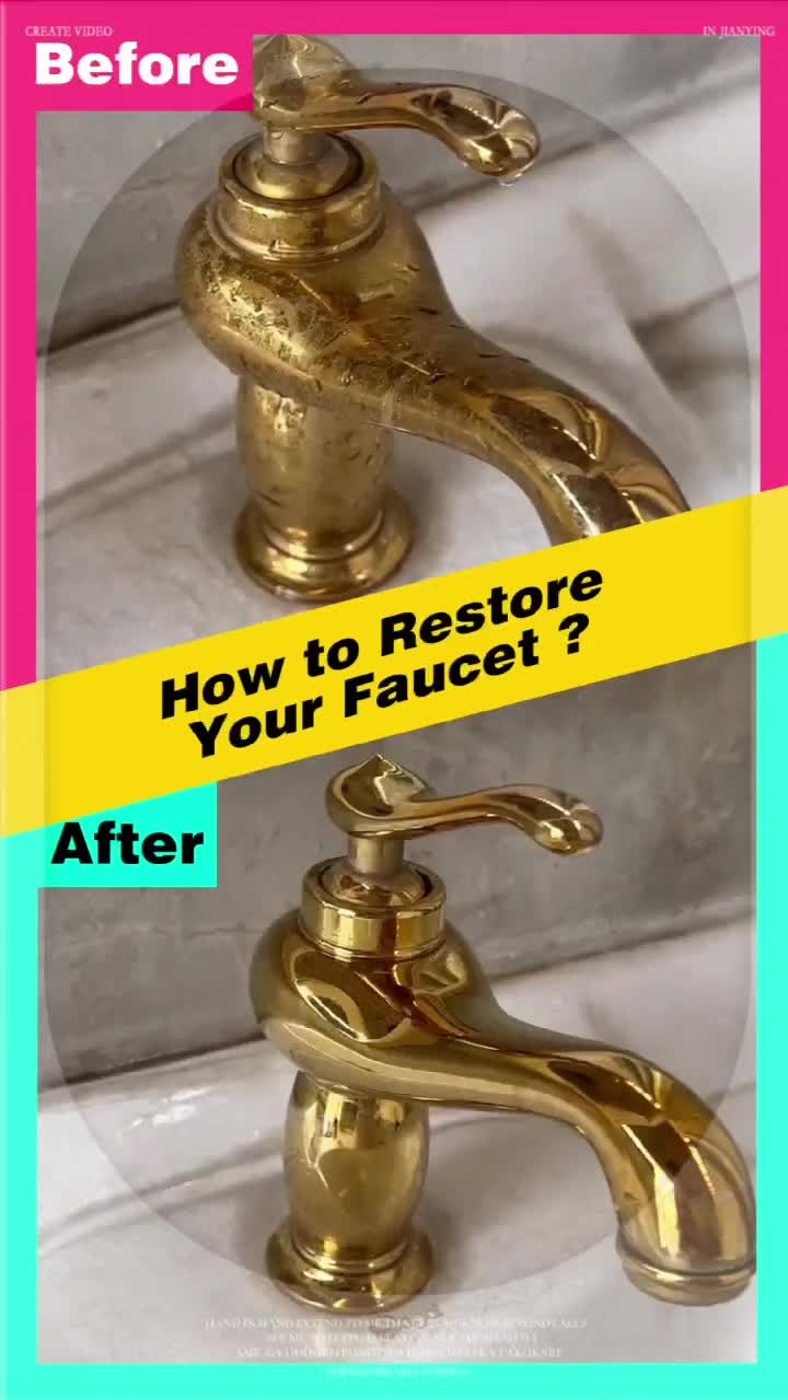 Faucet maintenance in English