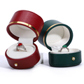Hanhong kostenlose Probe kundenspezifische PU -Leder tragbare Schmuckschachtel kleiner Reisen Schmuck Organizer Reise Juwelier Box1