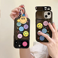 Luxury 3D Cute Cartoon Smile Phone Case with Chain for iPhone 14/13 Pro Max1