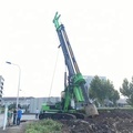TYSIM Max Drilling Depth 62m KR220C Mini Drill Rig - Used Bauer Foundation Piling Rig1
