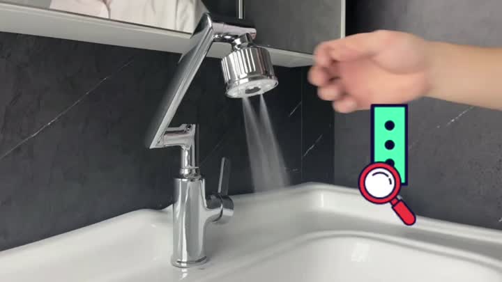 1080°rotating basin faucet