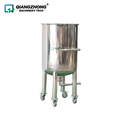 304/316L Sanitary Stainless Steel Mobile Open Chemical Storage Tank1